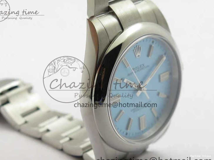 0520 GoodFit Oyster Perpetual 41mm 124300 BP Maker Best Edition Tiffany Blue Dial on SS Bracelet 2691